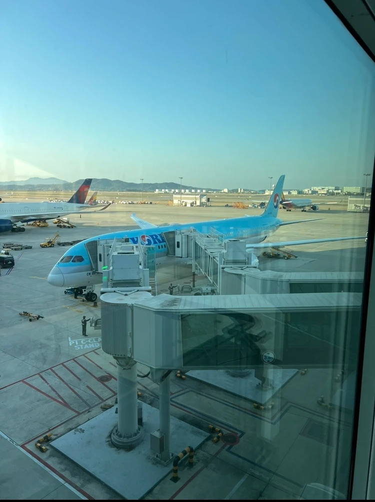 大韓航空機
