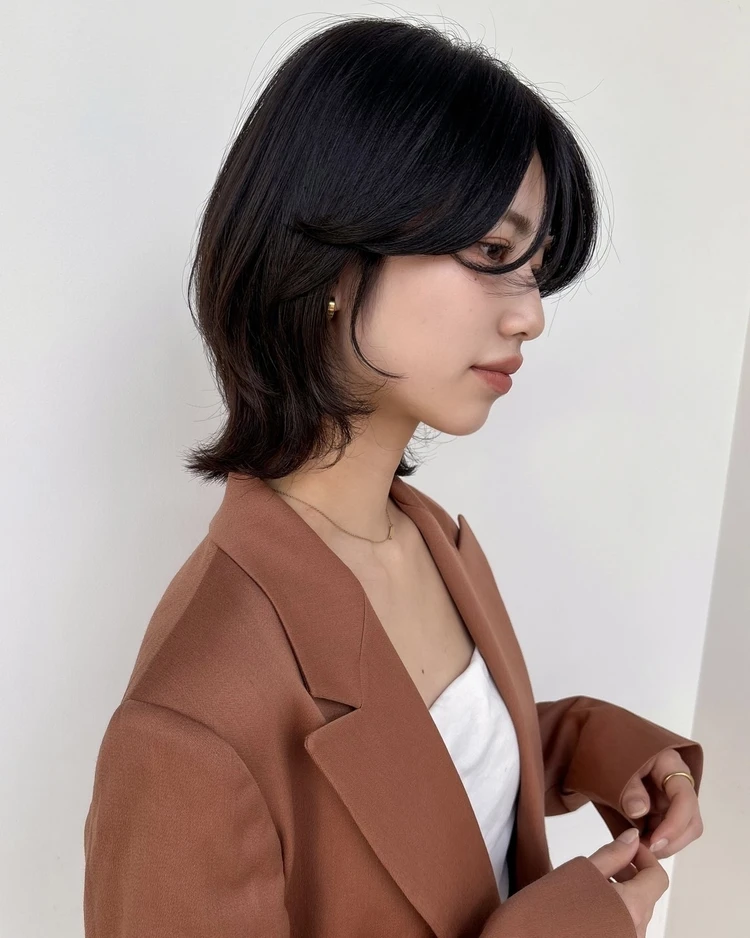 30代 髪型 ボブのサイド