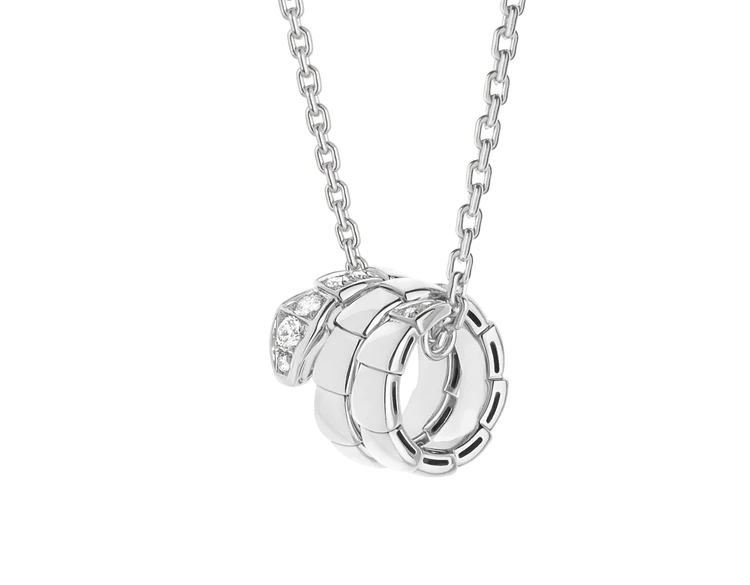 「セルペンティ ヴァイパー」ネックレス（WG×DIA）￥946000