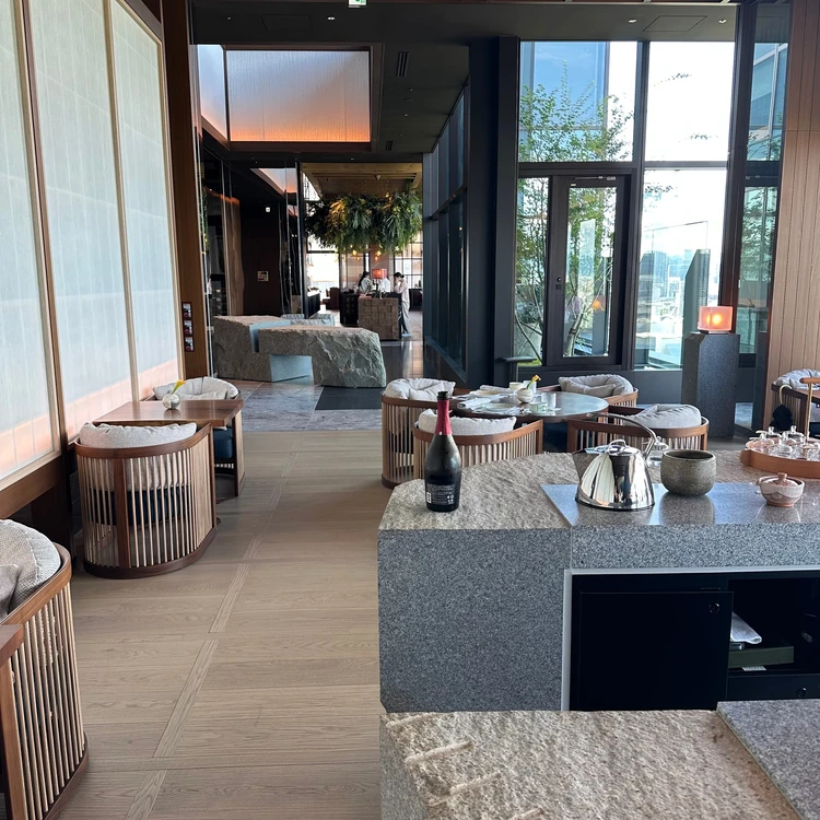 【パティーナ大阪】大阪城を一望できる贅沢ティータイム_7