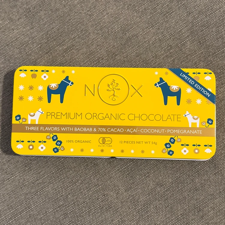 NOXのプレミアムオーガニックチョコレート