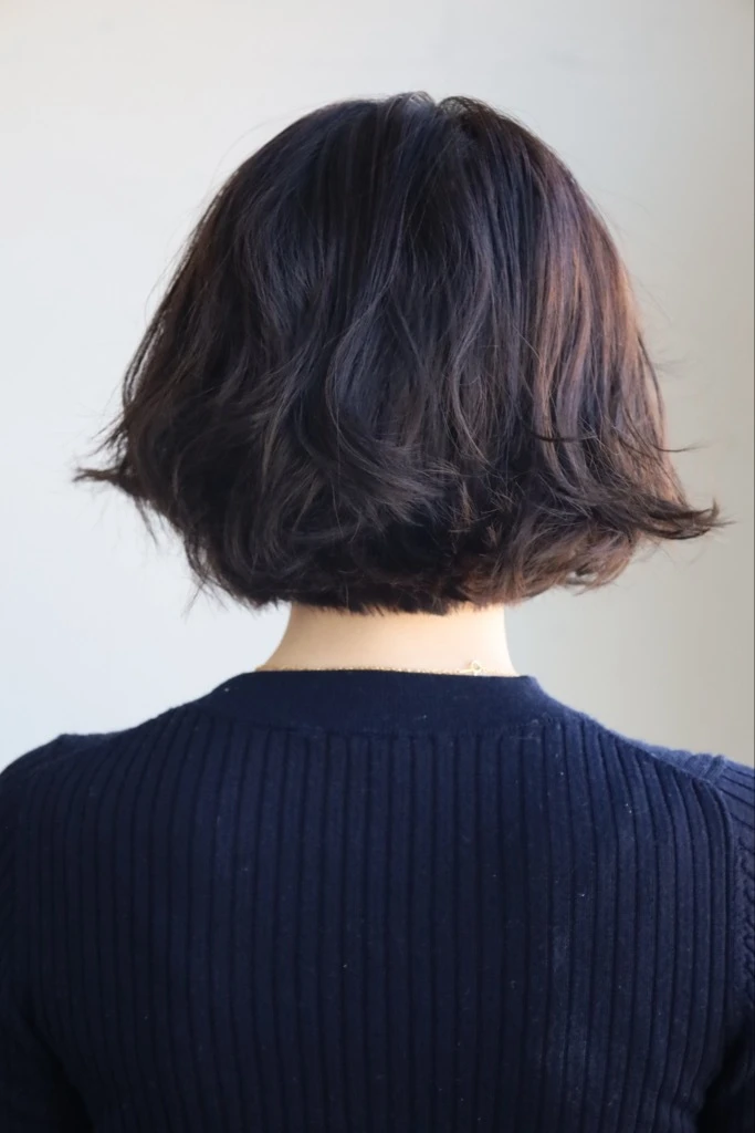 30代髪型・ボブのバック