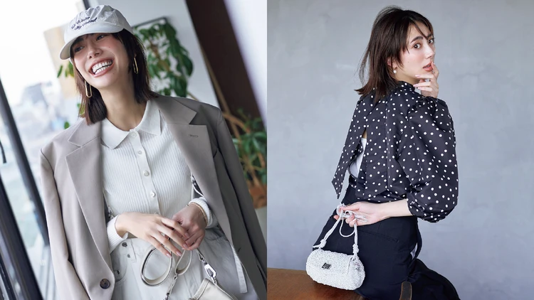 【春トレンド！白×定番色4コーデ】カーキ、黒、ベージュは白を使いこなせば格段に素敵！