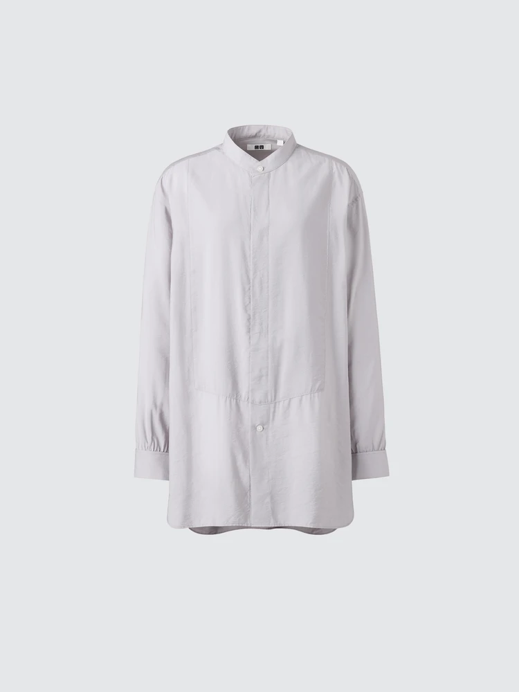  ユニクロ ユー　スタンドカラーシャツ￥3990