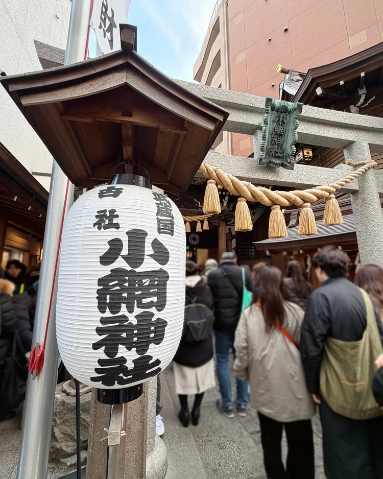 日本橋　小網神社　入口　パワースポット