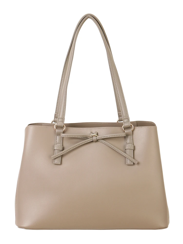 スーツスクエア トートバッグ ベージュ