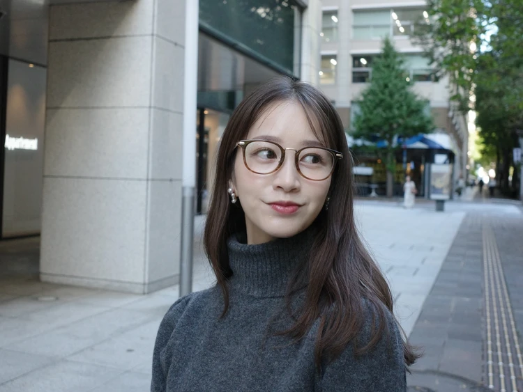 【Zoff×水越みさと】中顔面短縮が叶う!話題のコラボメガネを徹底レビュー_6_1