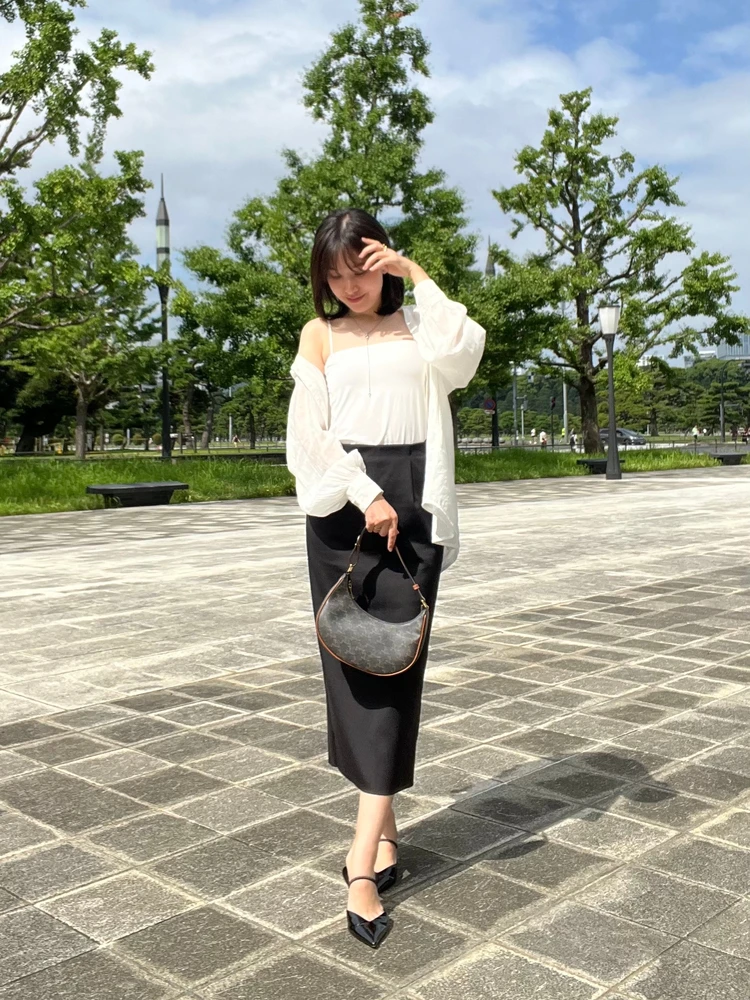 みんな持ってる⁈UNIQLO(ユニクロ)エアリズムコットンブラチューブトップを使った2コーデ_1