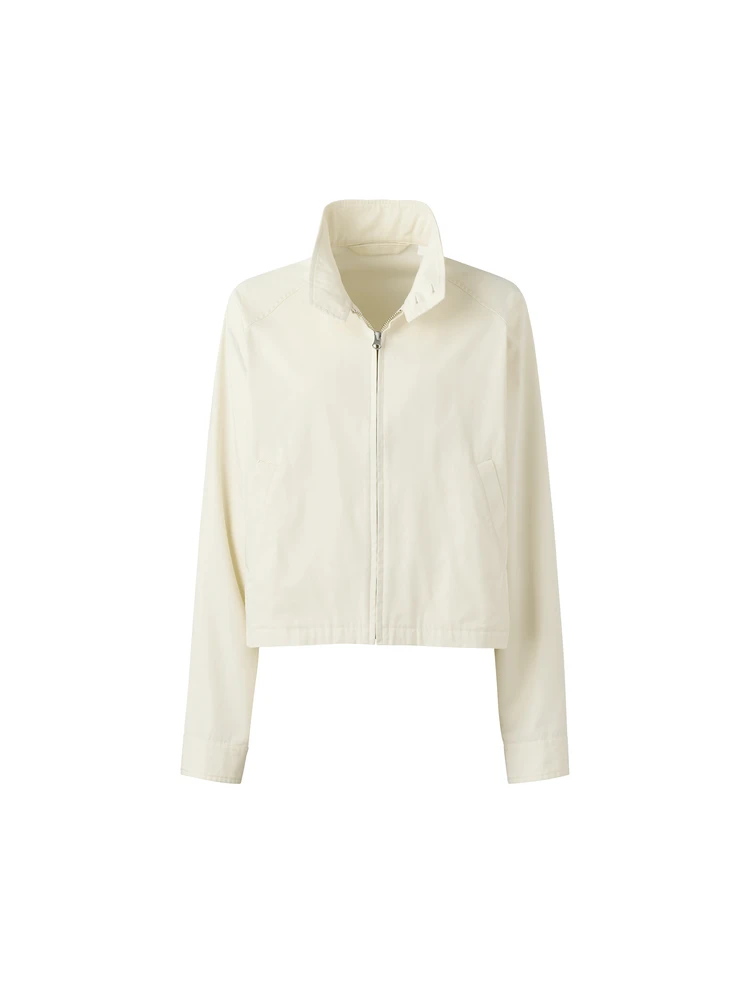 ユニクロ ユー　コットンブレンドショートブルゾン￥5990