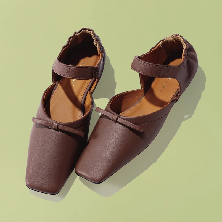 PIPPICHIC(ピッピシック)の旬ブラウンフラットシューズ