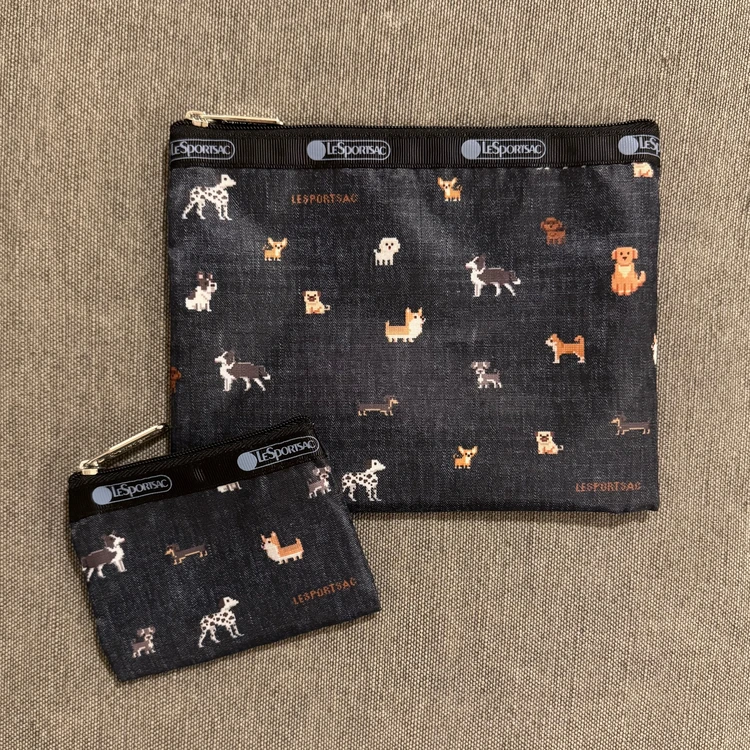 わんこ柄ポーチセット