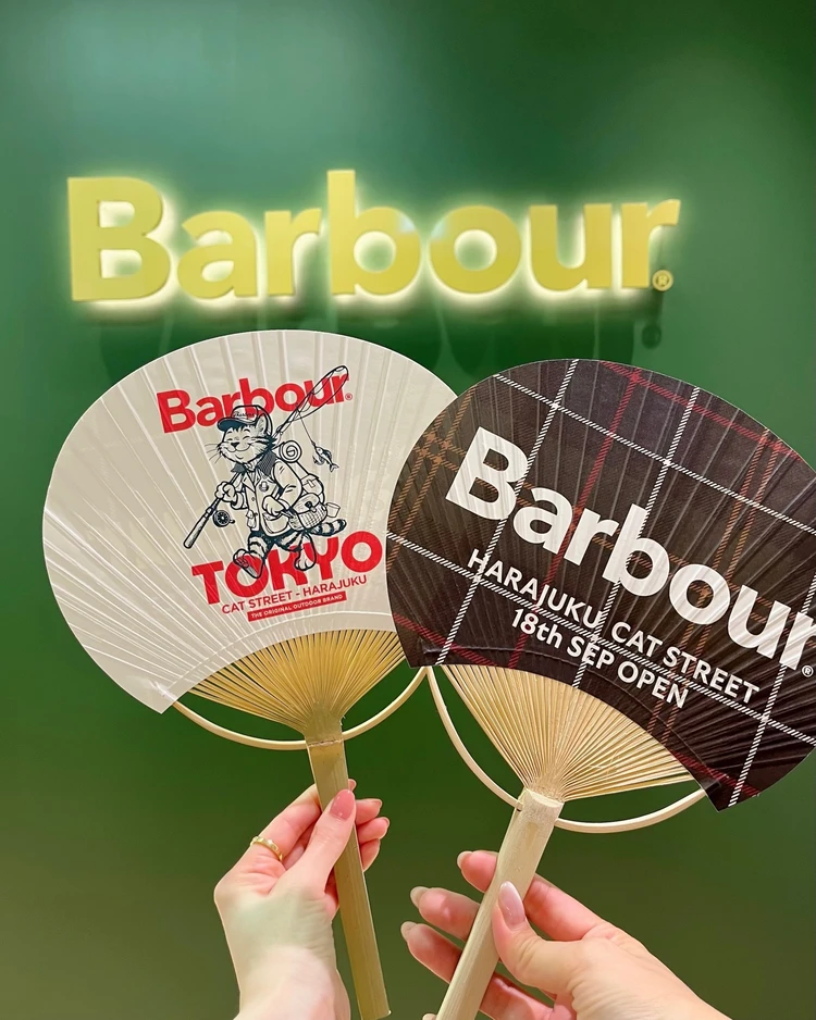 バブアー　展示会　原宿キャットストリート店オープン