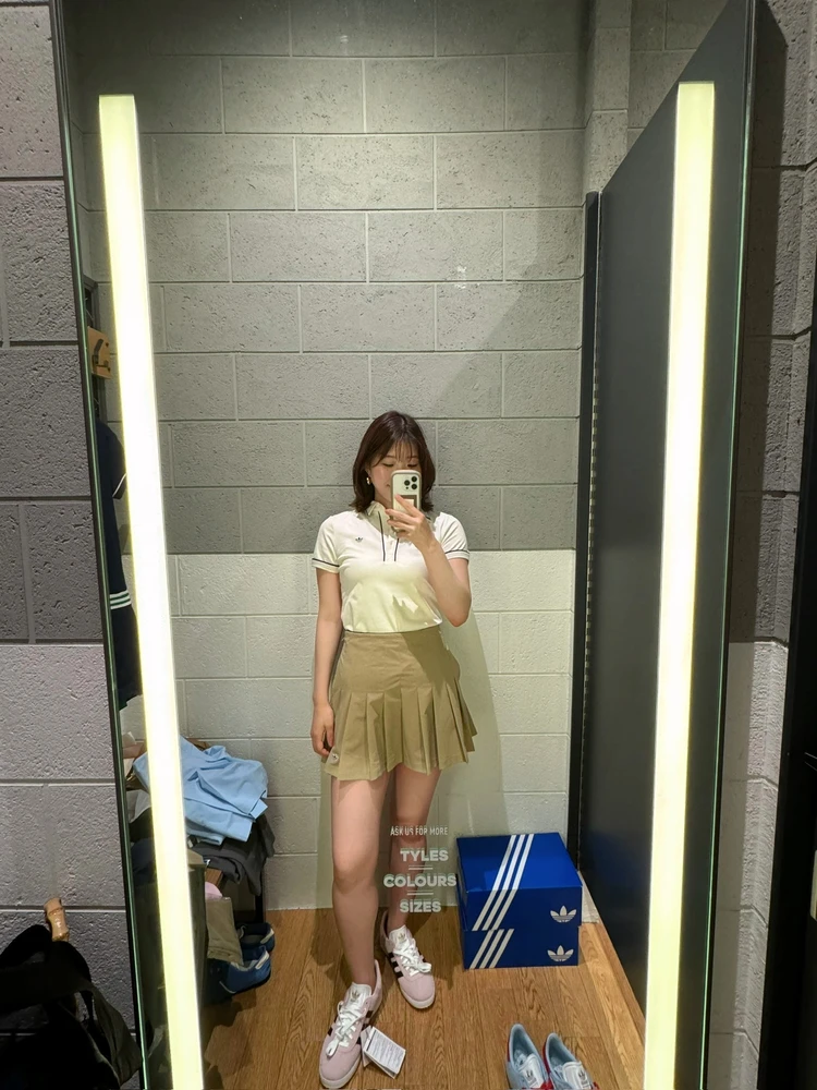 ゴルフ　ゴルフ女子　アディダス　アディダスゴルフゴルフ　ゴルフウェア　ウィメンズウェア　ゴルフコーデ　大人のゴルフコーデ　春のゴルフコーデ　スポーツコーデ　スポーツウェア　ゴルフ初心者　脚太い女子が選ぶゴルフウェア　30代女子ゴルフゴルフウェア　アディダスゴルフ新作　アディダスゴルフウェアレディース　カラフルゴルフコーデ　ラウンドコーデ　