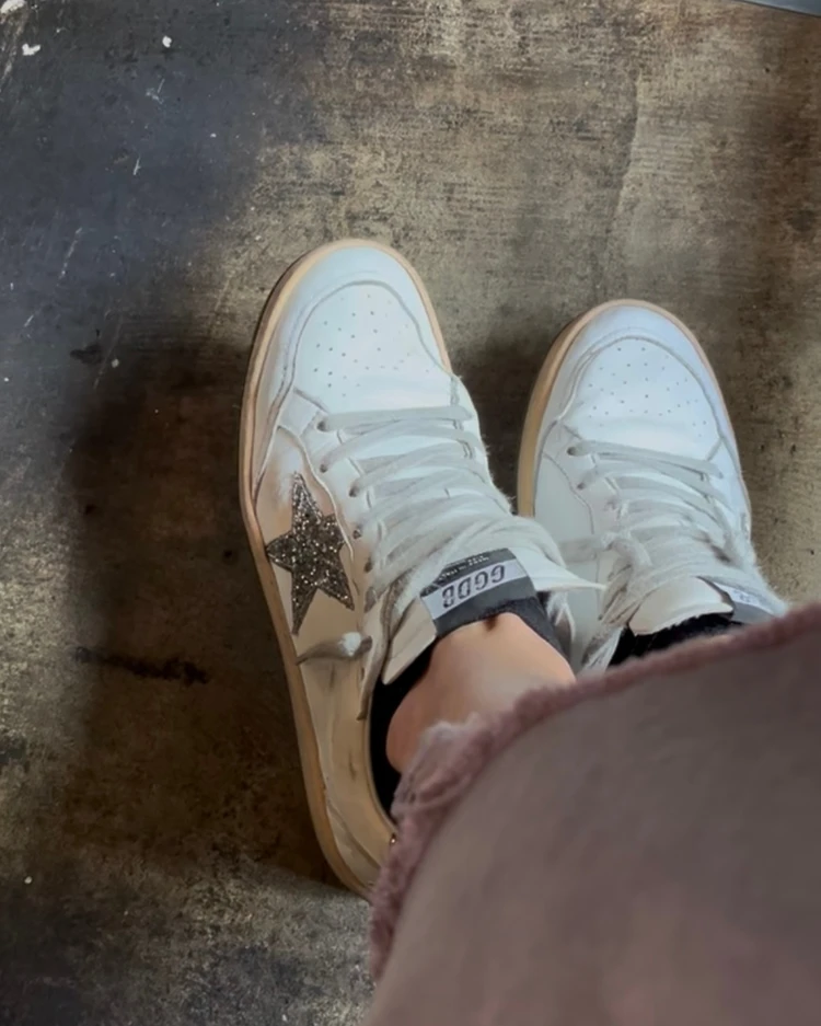 愛用白スニーカー紹介【Golden Goose】ハイブランドスニーカーで秋コーデ_1_1