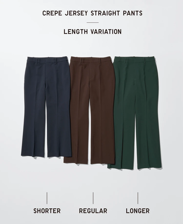 ユニクロ秋新作のスマートフレアパンツのサイズ展開