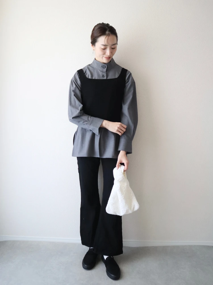 コンバース CONVERSE CXP LOAFER ローファー 通勤 スニーカー ブラックモノクローム キャンバス スエード コーデ パンツ