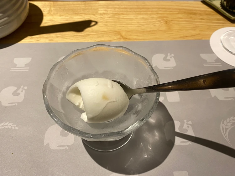 最後はさっぱりジェラート