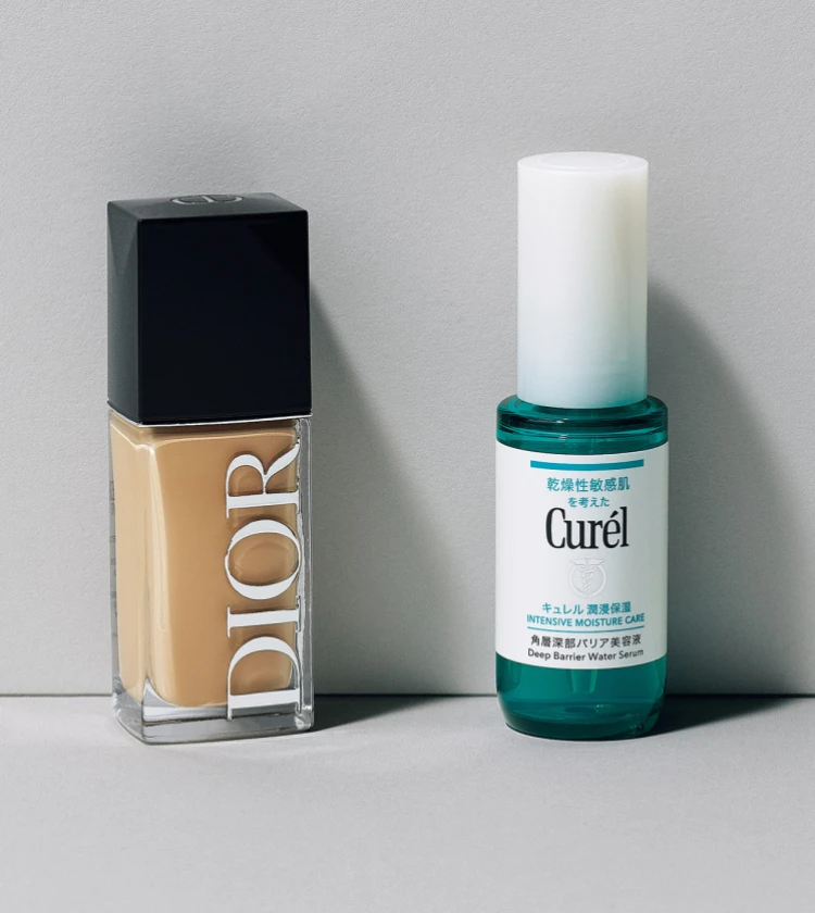 セラミドケア美容液と高機能ベースメイクで土台の肌をキレイに整えよう！