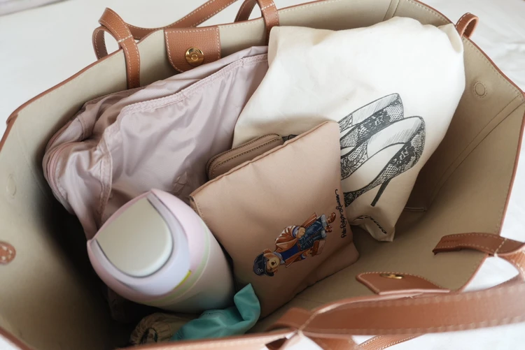 1〜2泊の旅行でポレーヌ「Cyme」に入れた荷物