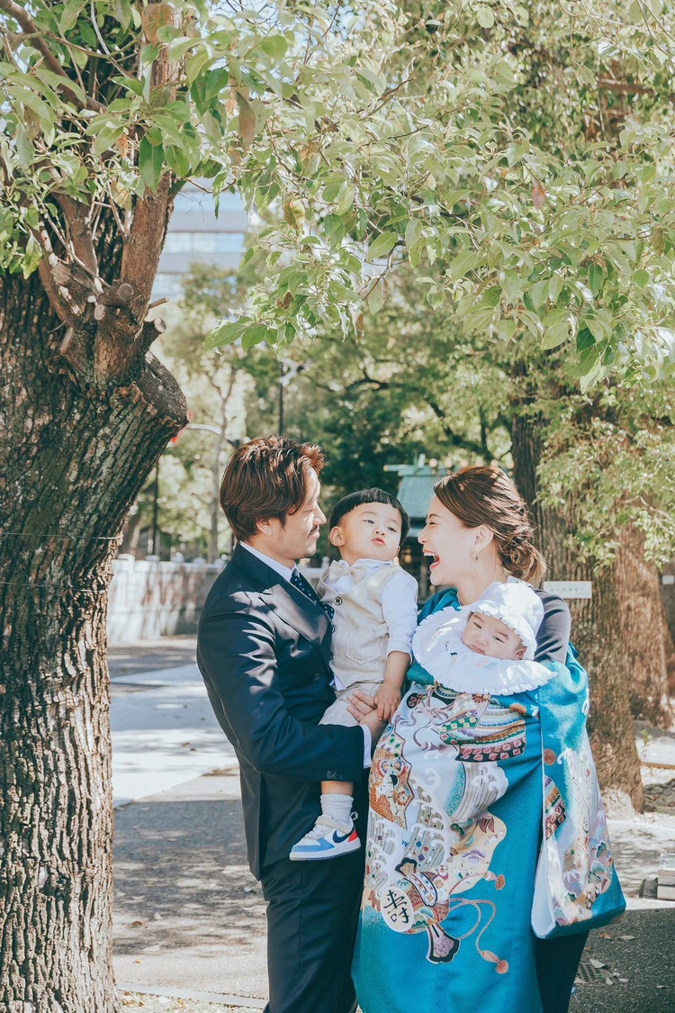 生後100日のお宮参り＆お食い初め。増上寺でのロケーション撮影_4_2