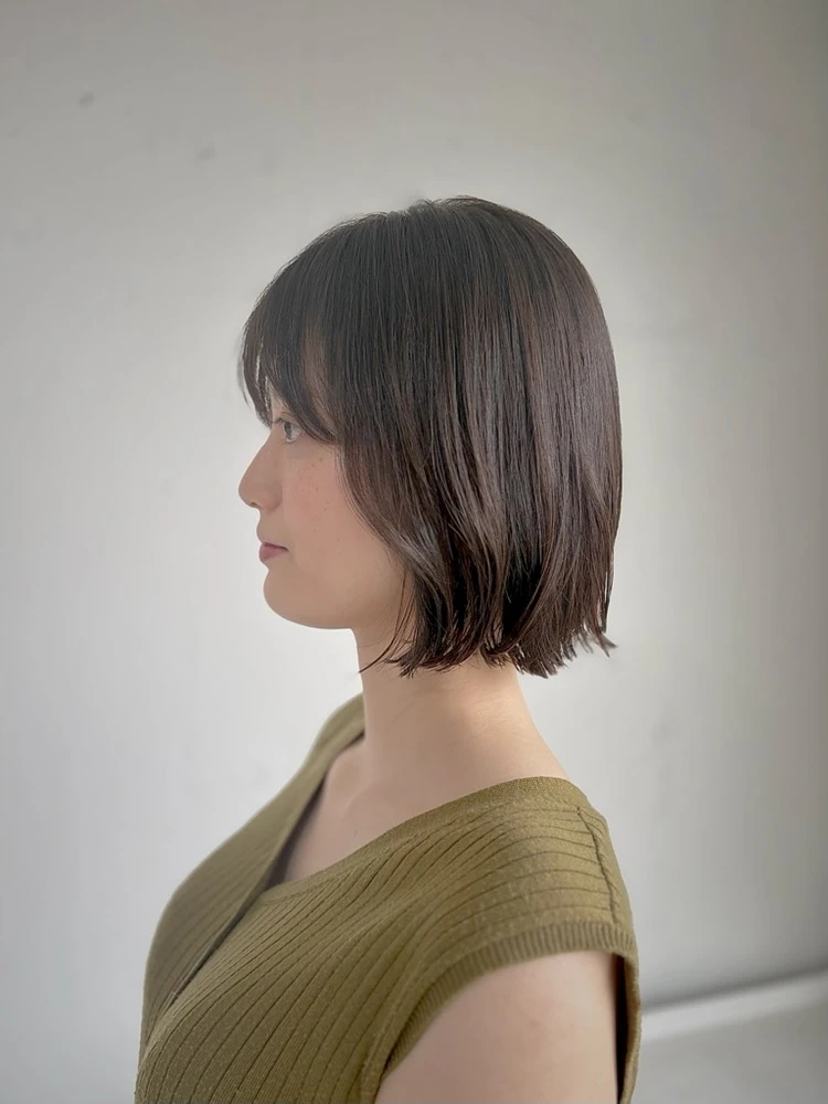 30代髪型・ボブのサイド
