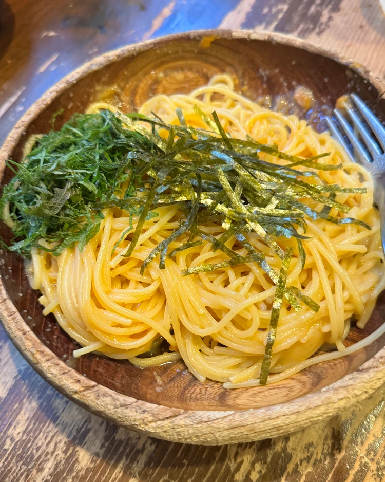 【ハシヤ系名店①】新宿三丁目「Nokishita（ノキシタ）」でたらこスパゲッティを食す！_5