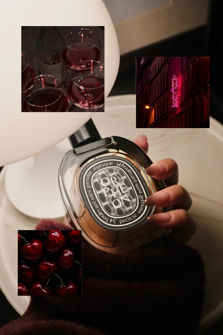 チェエリーブロッサム　赤ネイル　ジェルネイル