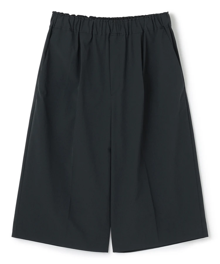 BEIGE, YANN / ウエストゴムハーフタックパンツ ブラック