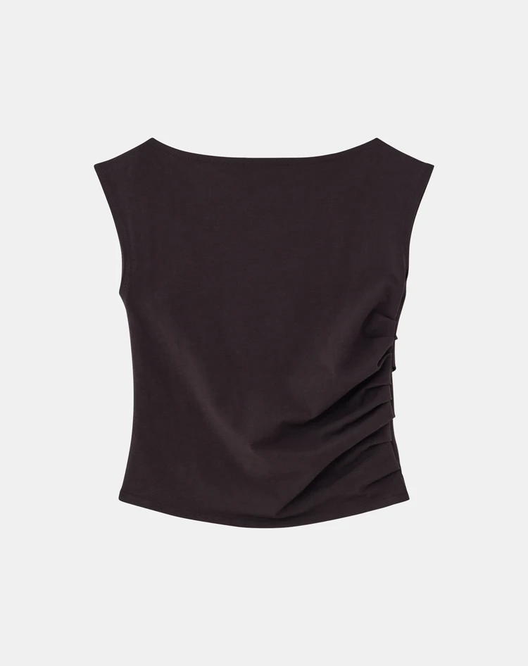 POP-UP限定アイテムの＜Jessica Tops＞ブラウン