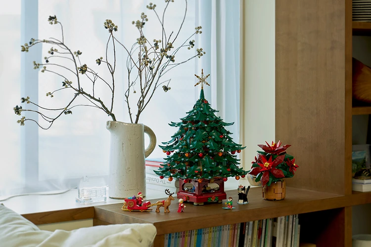 レゴ®︎ブロック ツリー&ポインセチア