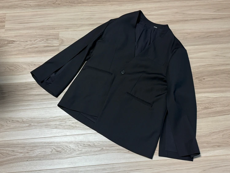 【27着ジャケット所持の私がおすすめ!】ケープジャケット×シアートップス 寒暖差が大きい秋こそ楽しむ通勤コーデ_3