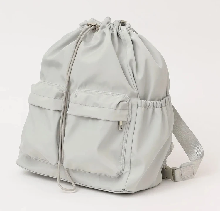 カランシエル 2way リュックサック トート バッグ ライトグレー