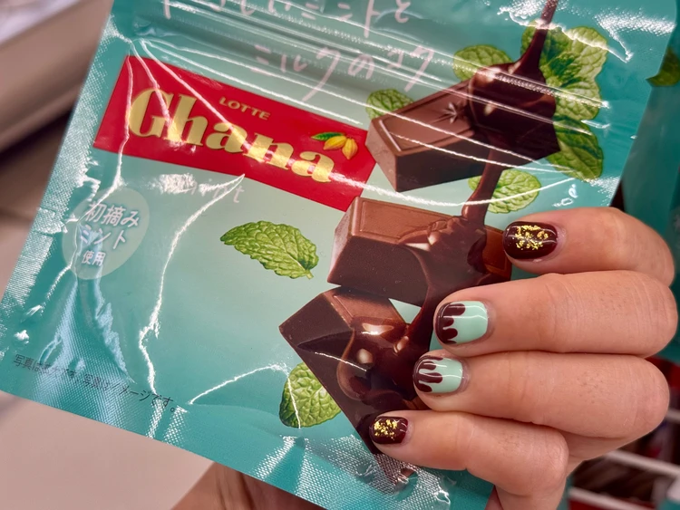 チョコミント チョコミン党 ネイル