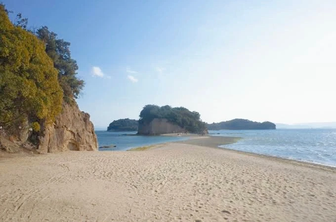 小豆島　エンジェルロード　アイス