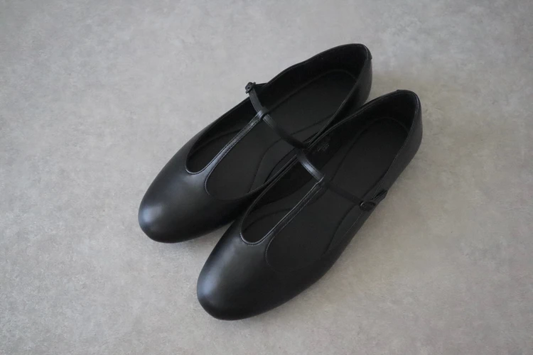UNIQLO ユニクロ　シー　新作 Tストラップ バレエシューズ 秋　ファッション　フラットシューズ