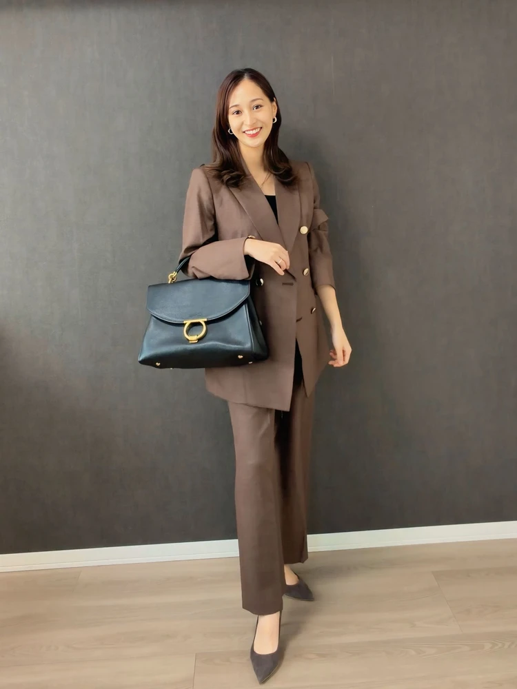 【TONAL】貴島明日香さんマルチセットアップ着用コーデ