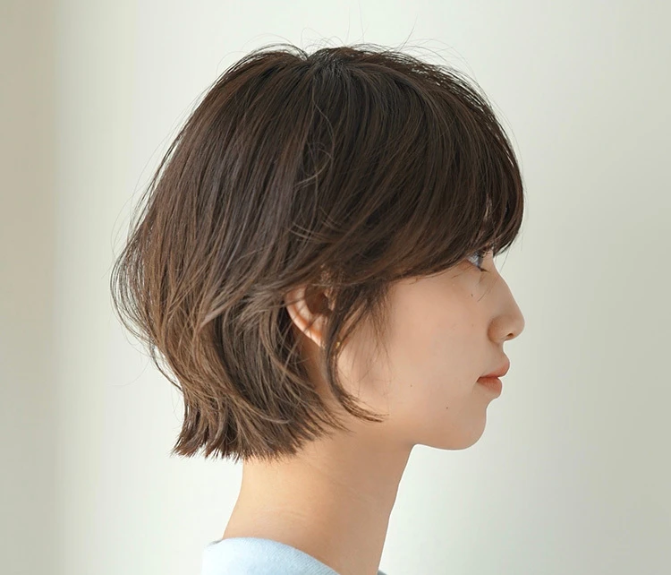 30代ー40代髪型・ショートボブのサイド