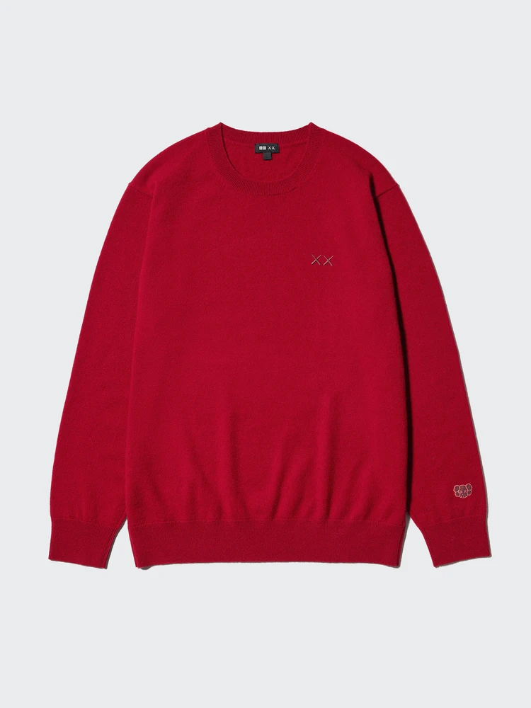 カシミヤ クルーネックセーター¥12900