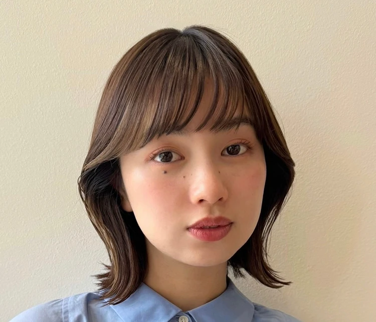 30代ー40代髪型・ボブの正面