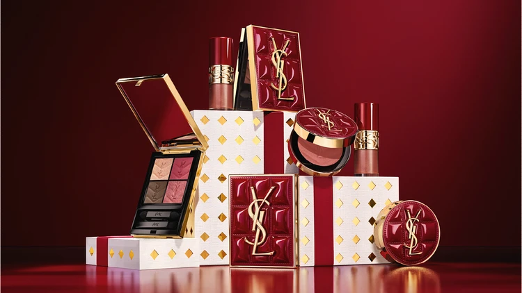 【YSL BEAUTY】ホリデーコレクションが到着! 人気アイテムが、華やかなチェリーバーガンディーに