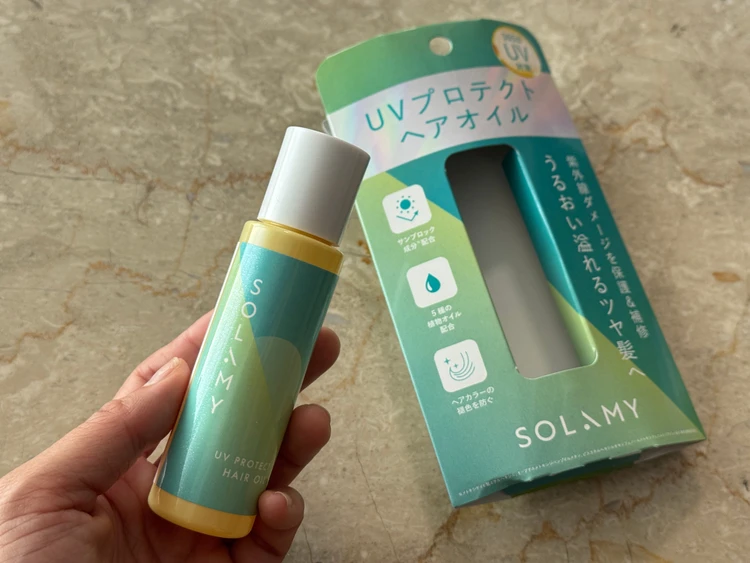 SOLAMY UVプロテクトヘアオイル
