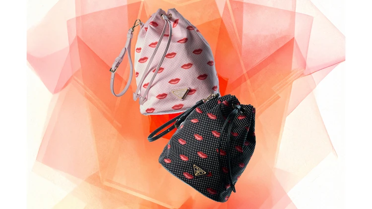 プラダ プリントRe-Nylon ポーチ