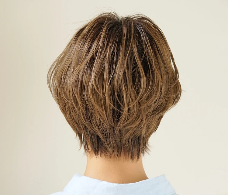 30代ー40代髪型・ショートボブのバック