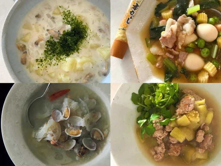 【長谷川あかりのご自愛ごはん】豚汁、クラムチャウダー、中華風スープ。芯から温まる冬におすすめのスープレシピ5選