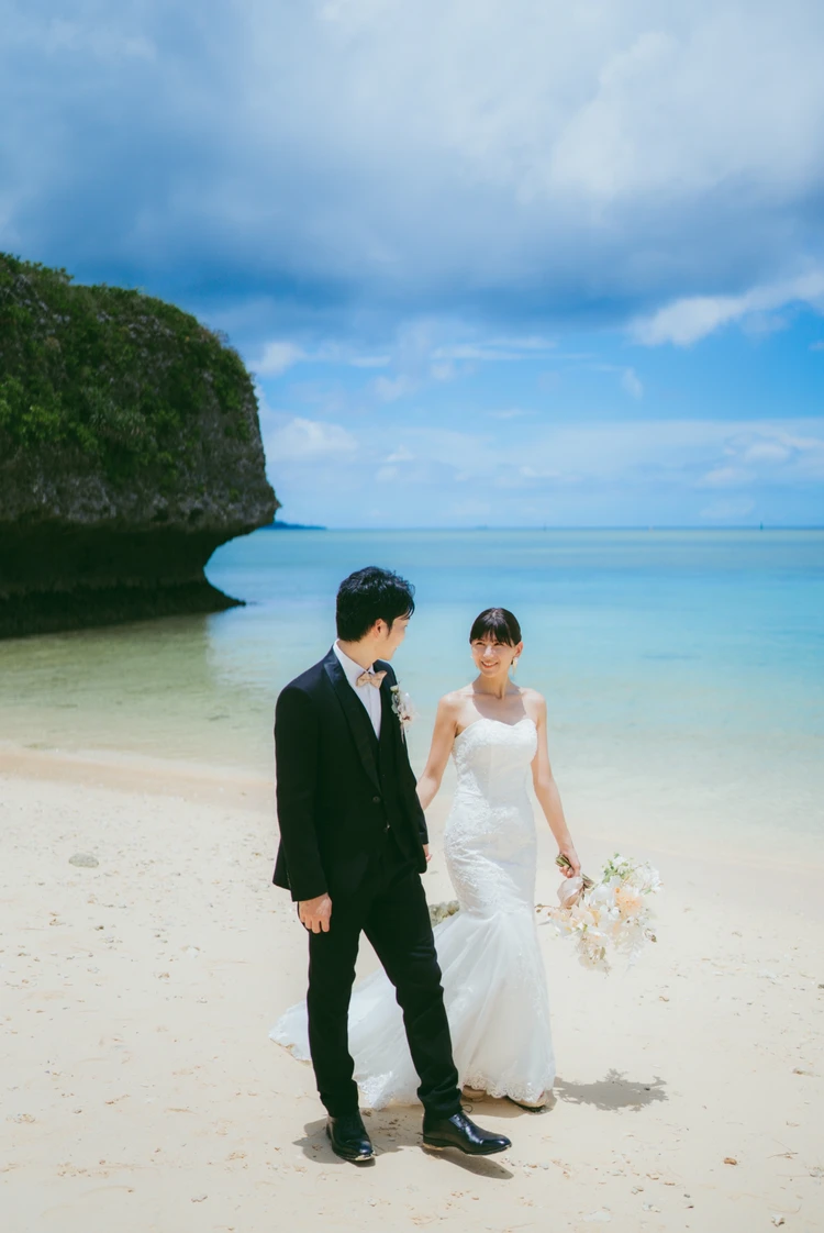 【沖縄前撮りレポ】大好きな沖縄の自然に包まれて憧れの前撮り_3