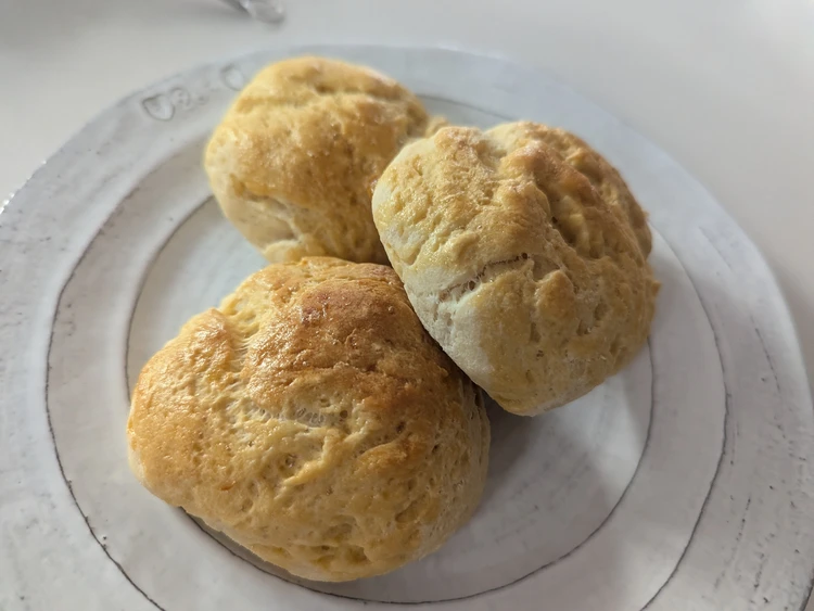 米粉で作る卵パン