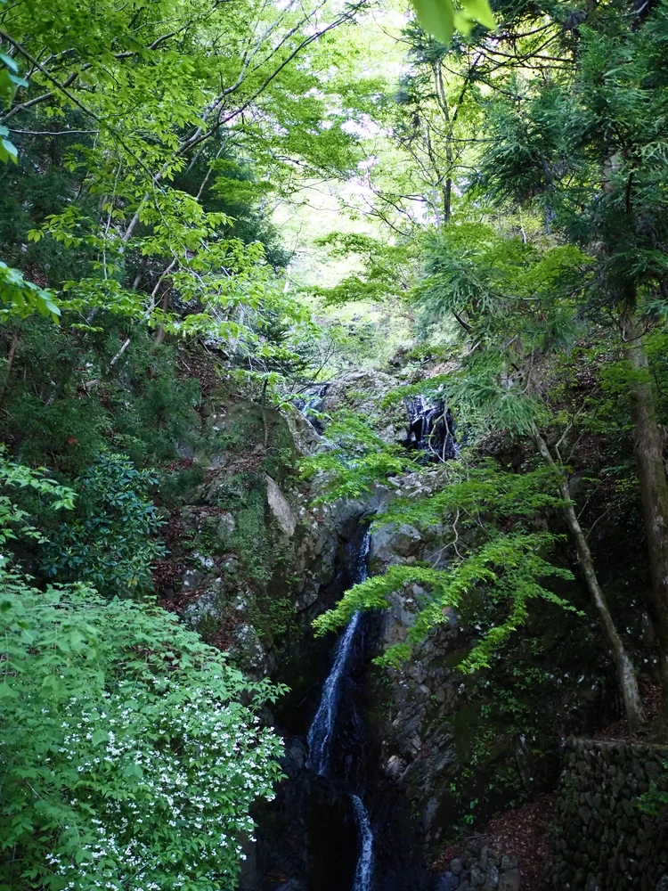 大山登山　滝