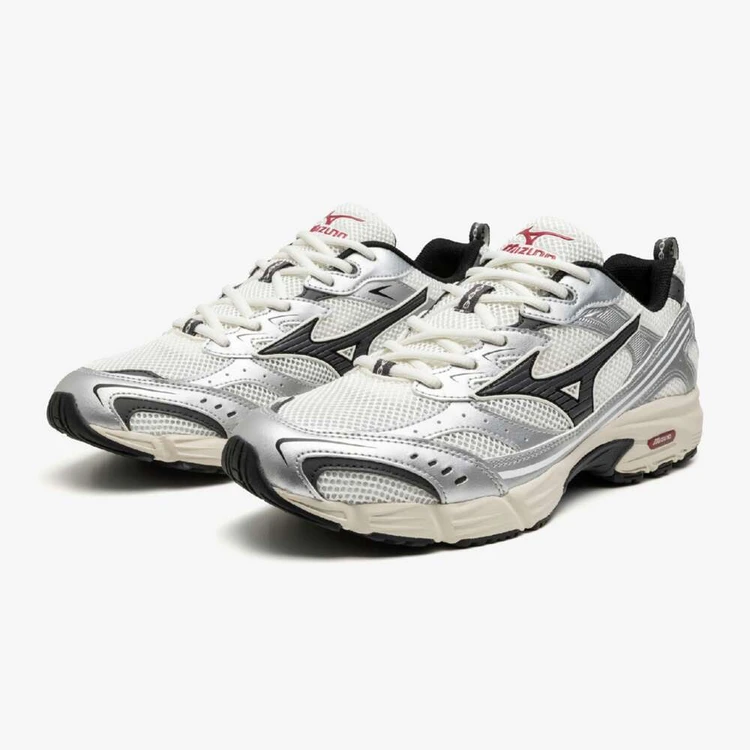 ミズノ　MXR　ホワイト×ブラック×シルバー
