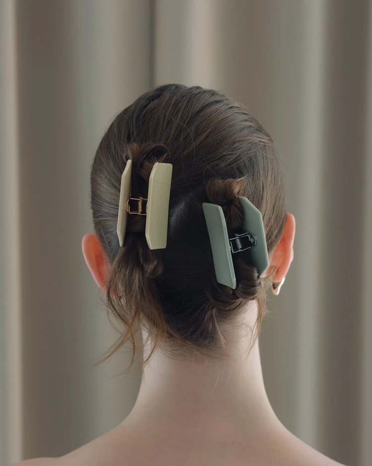 "NN"バンスクリップセット(ゴールド・シルバー)2色使い