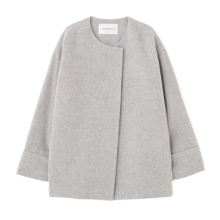 ナチュラルビューティーベーシック　【ちょうど、いい服】毎日に“ちょうどいい”カシミヤ混コート　￥16995
